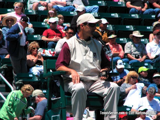 Tennis - Chair Umpire