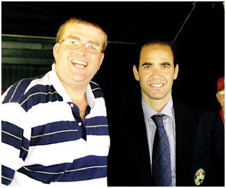 Vince Barr and Pete Sampras