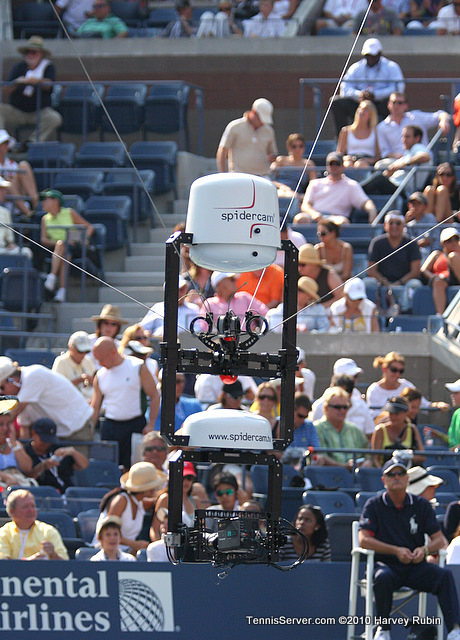 Spidercam US Open 2010 Tennis