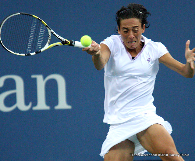 Francesca Schiavone US Open 2010 Tennis