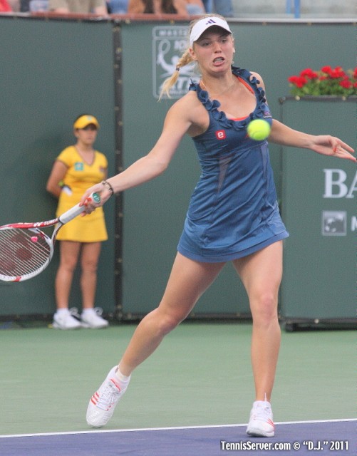 Caroline Wozniacki 2011 BNP Paribas Open Tennis