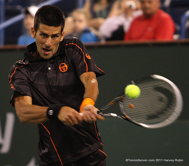 Novak Djokovic 2011 BNP Paribas Open Tennis