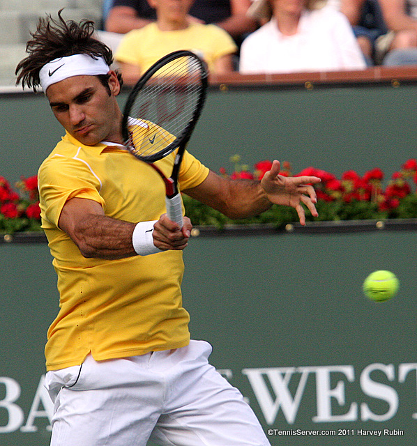 Roger Federer 2011 BNP Paribas Open Tennis