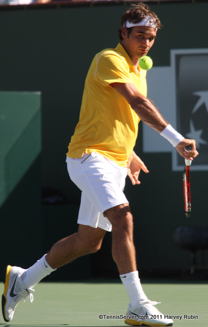 Roger Federer 2011 BNP Paribas Open Tennis