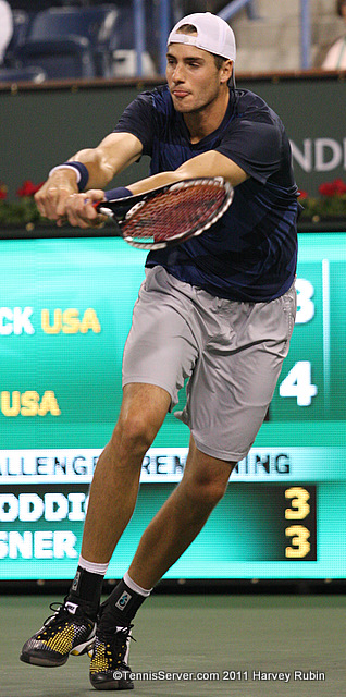 John Isner 2011 BNP Paribas Open Tennis
