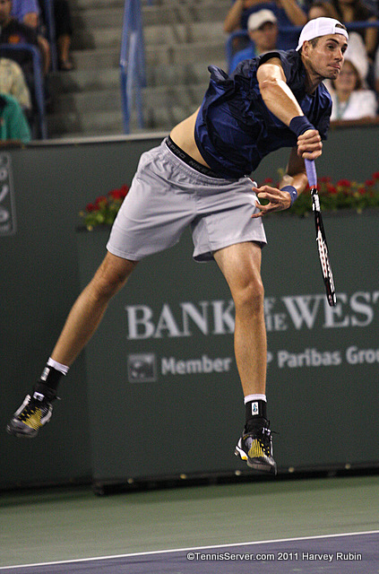 John Isner 2011 BNP Paribas Open Tennis