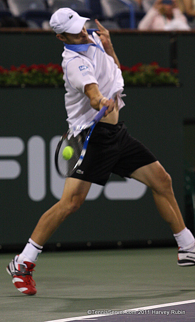 Andy Roddick 2011 BNP Paribas Open Tennis