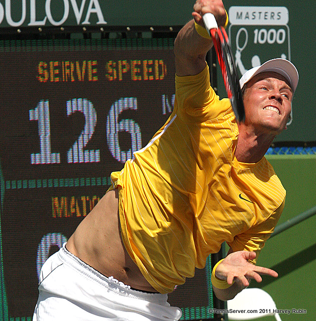 Tomas Berdych 2011 BNP Paribas Open Tennis