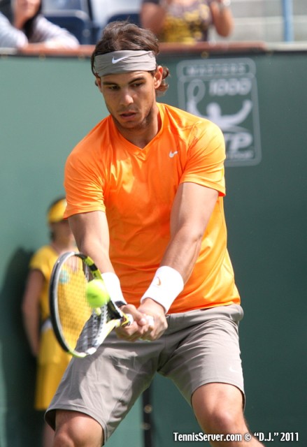 Rafael Nadal 2011 BNP Paribas Open Tennis