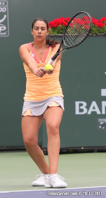 Marion Bartoli 2011 BNP Paribas Open Tennis