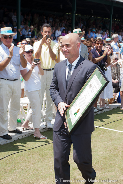 Andre Agassi Tennis Hall of Fame Induction