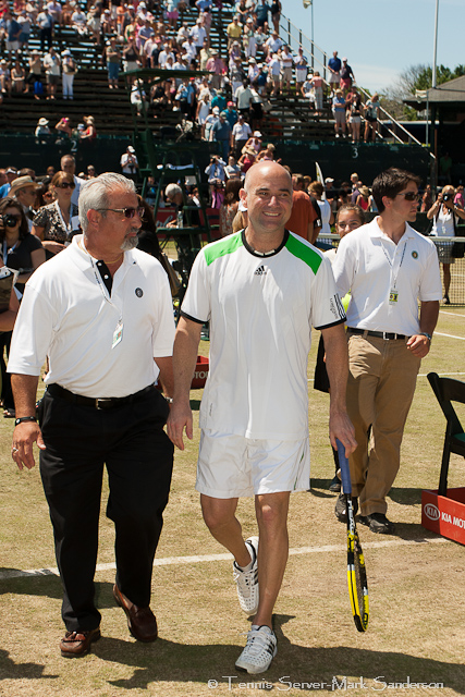 Andre Agassi Tennis Hall of Fame Exhibition Match