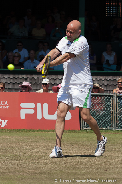 Andre Agassi Tennis Hall of Fame Exhibition Match
