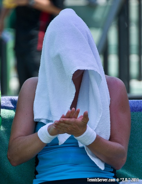 Vera Zvonareva 2011 Sony Ericsson Open Tennis