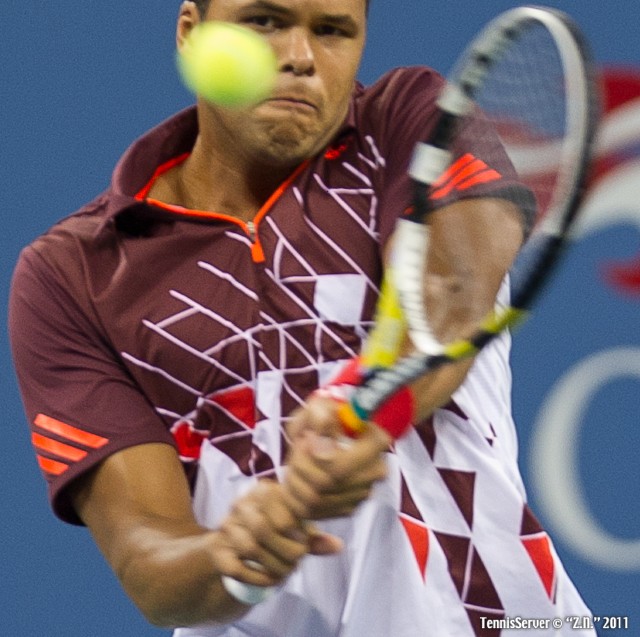 Jo-Wilfried Tsonga 2011 US Open New York Tennis