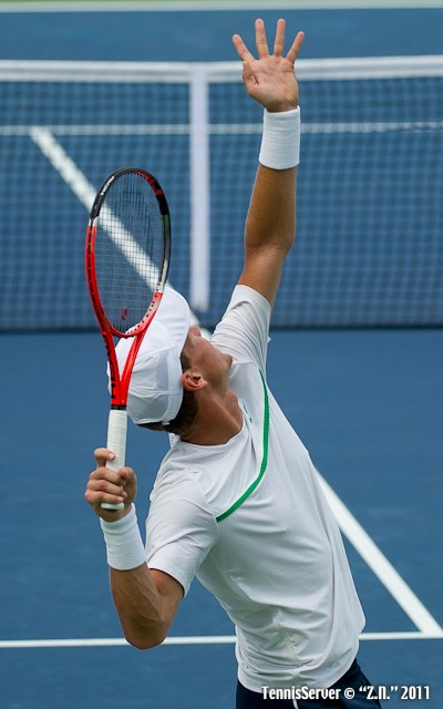 Tomas Berdych 2011 Western & Southern Open Tennis