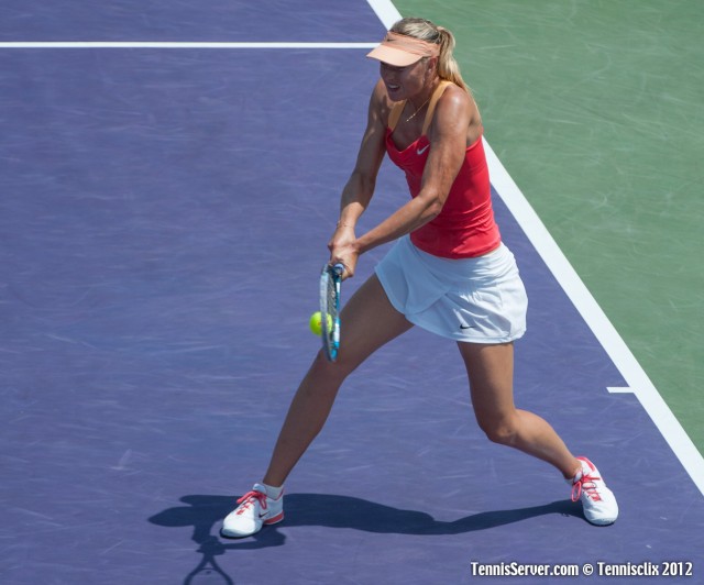 Maria Sharapova 2012 Sony Ericsson Open Tennis