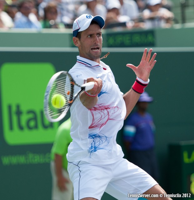Novak Djokovic 2012 Sony Ericsson Open Final Tennis