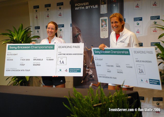 Tennis - Amelie Mauresmo - Justine Henin
